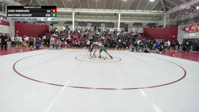 120 lbs Consi Of 8 #2 - Luke Kibbelbek, Lakeway Christian Academy vs Matthew Doucet, Blessed Trinity