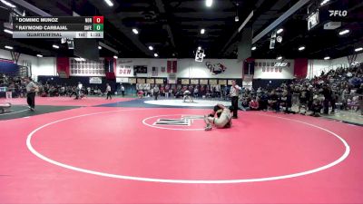 120 lbs Quarterfinal - Dominic Munoz, Northview vs Raymond Carbajal, Santa Fe