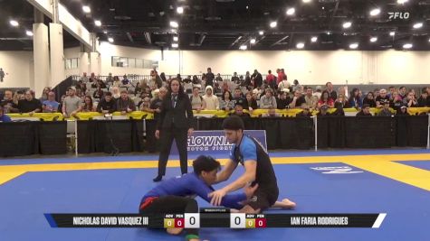 Ian Faria Rodrigues vs Nicholas David Vasquez III 2025 World IBJJF Jiu-Jitsu No-Gi Championship