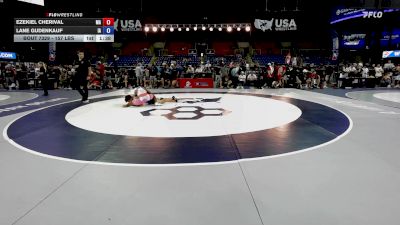 157 lbs Cons. Sub-rd Of 32 - Ezekiel Cherival, MA vs Lane Gudenkauf, IA