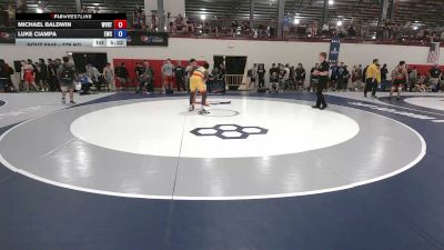 77F kg Champ. Round 1 - Michael Baldwin, West Virginia Regional Training Center vs Luke Ciampa, Eclipse Wrestling Club