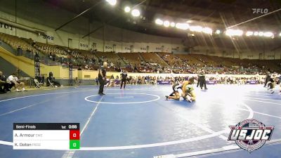 126 lbs Semifinal - Ardie Armour, CacheWrestlingClub vs Kylan Ooton, Prodigy Elite Wrestling