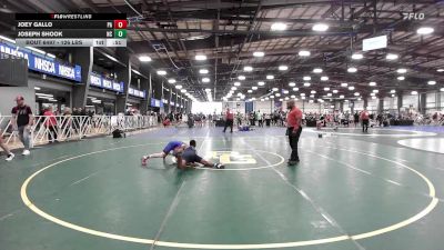 126 lbs Consi Of 16 #1 - Joey Gallo, PA vs Joseph Shook, NC