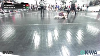 52 lbs Quarterfinal - Tyr Rodriquez, Salina Wrestling Club vs Baker Franklin, Vinita Kids Wrestling
