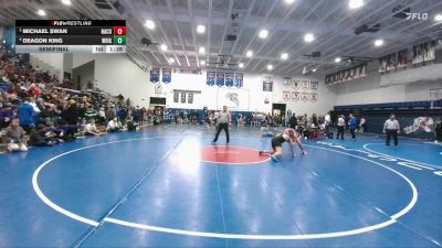 215 lbs Semifinal - Michael Swan, Natrona County vs Deagon King, Wright