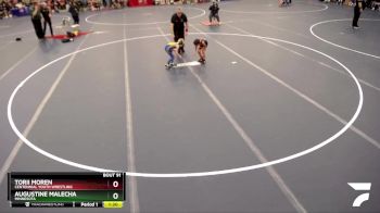 52-57 lbs Cons. Semi - Augustine Malecha, Minnesota vs Torii Moren, Centennial Youth Wrestling