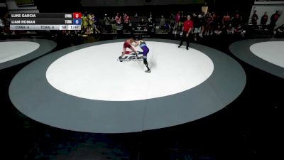 84 lbs Luke Garcia, CVWA - Central Valley Wrestling Association vs Liam Roman, TCWA - Tri-Counties Wrestling Association