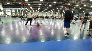 80 lbs Round Of 16 - Tyler Ribchinsky, Mat Assassins Black - EL vs Logan Dodge, Team Gotcha - EL