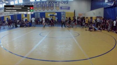 120 lbs Cons. Round 3 - Joseph Obstaculo, Beebe Trained vs Mason Rohe, Victory Elite