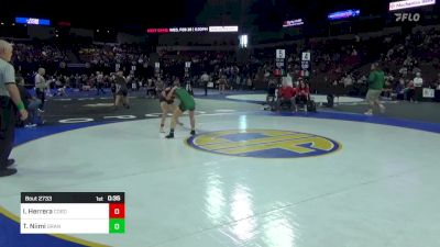 110 lbs Consi Of 8 #1 - Itzel Herrera, Corona vs Tori Niimi, Granite Bay