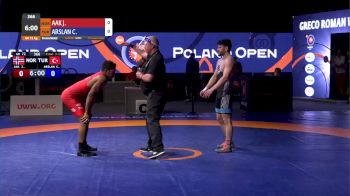 72kg Bronze - Juan Aak, NOR vs Cengiz Arslan, TUR