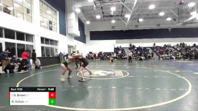 126 lbs Cons. Round 4 - Stacy Brown, Paloma Valley vs Nathan Itchon, Long Beach Poly