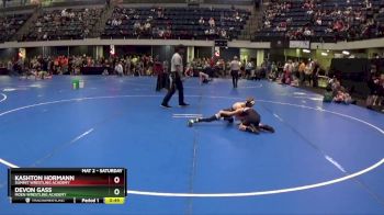 60 lbs Champ. Round 2 - Devon Gass, Moen Wrestling Academy vs Kashton Hormann, Summit Wrestling Academy