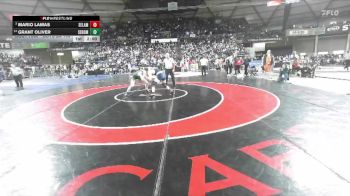 Boys 2A 165 lbs Champ. Round 2 - Mario Lamas, Selah vs Grant Oliver, Sehome