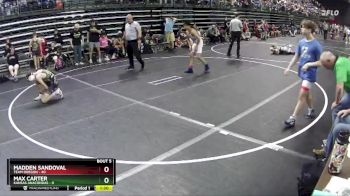 117 lbs Round 2 (6 Team) - Madden Sandoval, Team Oregon vs Max Carter, Kansas Anacondas