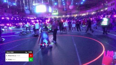 109 lbs Round Of 32 - Estevan Maximo Jr., Tucson Cyclones vs Sebastian Nieb, Valor Elite Wrestling