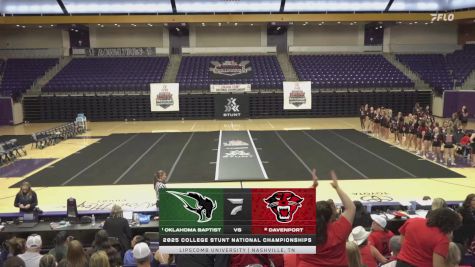 STUNT - Oklahoma Baptist vs. Davenport vs. - D2 Day 4