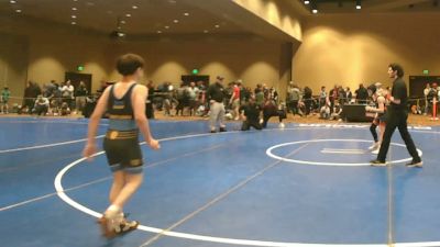 86 lbs Champ. Rd Of 16 - Michael Levine, Cordoba Trained vs Landon Hensley, Quest School Of Wrestling