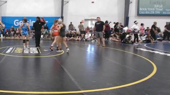 50 lbs Rr Rnd 5 - Isla Silva, PA West Black - W vs Teagan McKinney, MPOWER Girls Wrestling Club - W