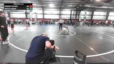 3rd Place - Dominic Velardi, Fairfield vs Rocco Albano, Fairfield