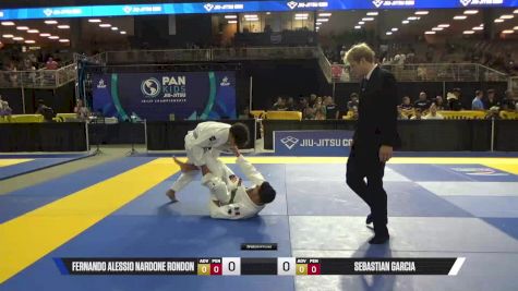 Sebastian Garcia vs Fernando Alessio Nardone Rondon 2025 Pan Kids Jiu-Jitsu IBJJF Championship