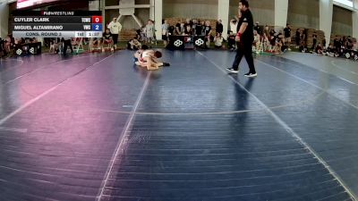 100 lbs Cons. Round 3 - CUYLER CLARK, Team Champs Wrestling Club vs Miguel Altamirano, Valiant Wrestling Club