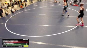 110 lbs Cons. Round 4 - Brock Manderschied, Peak Wrestling Club vs Asher Thomas, Lakeville Youth Wrestling Association