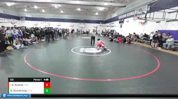 120 lbs Champ. Round 2 - Abel Acosta, Prosser vs Brock Armstrong, Goldendale