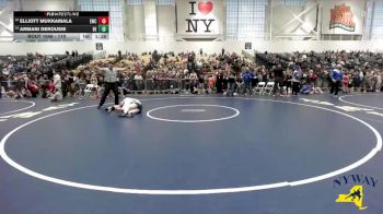 110 lbs Champ. Round 1 - Armani Derousie, Brawler Elite vs Elliott Mukkamala, Eden Wrestling Club