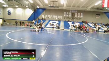 58-62 lbs Round 3 - Judson Tolman, Top Of Utah vs Ronan Rodriguez, Cougars Wrestling Club