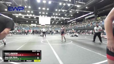 115 lbs Quarterfinal - Dalton Paul, Maize Wrestling Club vs Max Lawson, Jayhawk Wrestling Club