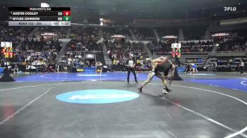 285 lbs Champ. Round 2 - Austin Cooley, Schreiner vs Myles Johnson, Ohio Northern