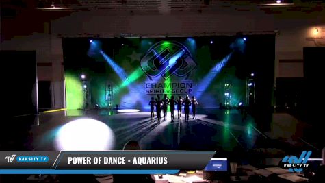 Power of Dance - Aquarius [2021 Junior - Pom - Small Day 3] 2021 CSG Dance Nationals