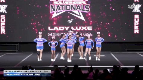 Cheertastic Co. - Lady Luxe [2026 L1 Junior - D2 - Small - A DAY 1] 2026 JAMfest Cheer Super Nationals