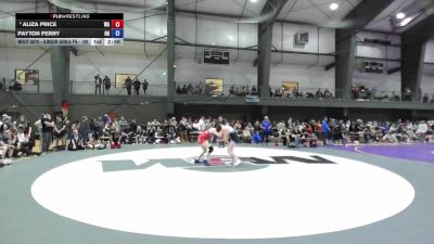 Junior Girls FS - 130 lbs Champ. Round 2 - Aliza Price, WA vs Payton Perry, OR