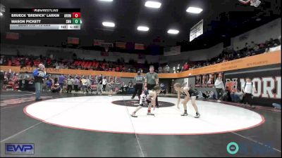 75 lbs Consolation - Brueck "Brewick" Larkin, ARDMORE TAKEDOWN CLUB vs Mason Pickett, Shelton Wrestling Academy