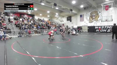 190 lbs Semifinal - Mason Savidan, St. John Bosco vs Quntin Pacelli, Garden Grove