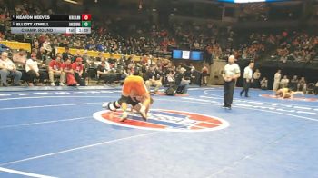 190 Class 2 lbs Champ. Round 1 - Keaton Reeves, Herculaneum vs Elliott Atwell, Oak Grove