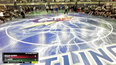 172 lbs Finals (8 Team) - Ty Ward, Saint Pius X (Kansas City) vs Arjun Nagra, Vacaville