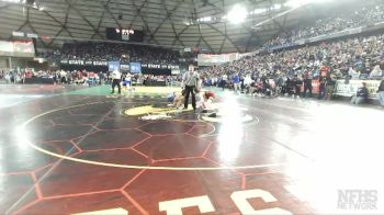 4A 113 lbs Champ. Round 1 - Ulysses Lopez-Vazquez, Glacier Peak vs Brennen Williams, South Kitsap