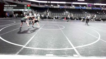 110 lbs 3rd Place - Tobias Martinez, Maize WC vs Max Corley, Purler