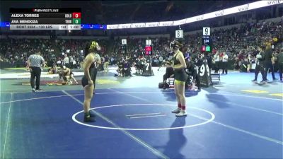 130 lbs Consi Of 16 #1 - Alexa Torres, Golden West (CS) vs Ava Mendoza, Terra Nova (CC)