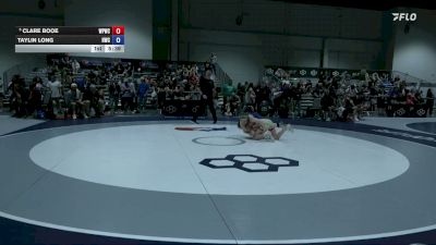 53 kg Champ. Rd Of 32 - Clare Booe, West Point Wrestling Club vs Taylin Long, Hawks Wrestling Club