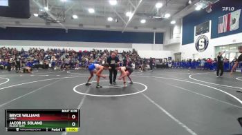 138 lbs Cons. Round 3 - Bryce Williams, CVBJJ vs Jacob M. Solano, Inland Elite