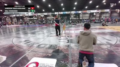 50 lbs Cons. Round 1 - Will VonRuden, Terry Wrestling Club vs Jameson Tesch-Wolkins, Gordon/Rushville