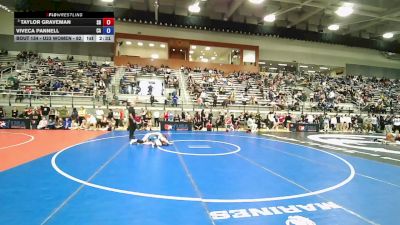 U23 Women - 62 lbs Champ. Round 2 - Taylor Graveman, SD vs Viveca Pannell, CA