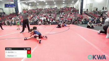 47-51 lbs Consi Of 8 #1 - Kehlani Kemble, Ponca City Wildcat Wrestling vs Libbie Bledsoe, Woodland Wrestling Club