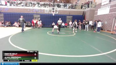 112 lbs Round 1 - Swayze Kelly, Internal Quest vs Alivia Kirkendall, Small Town Wrestling