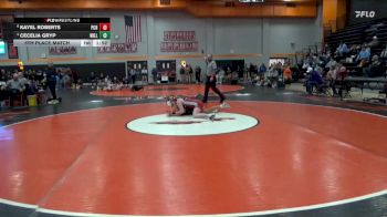 135 lbs 5th Place Match - Cecelia Gryp, Williamsburg vs Kayel Roberts, Prairie, Cedar Rapids