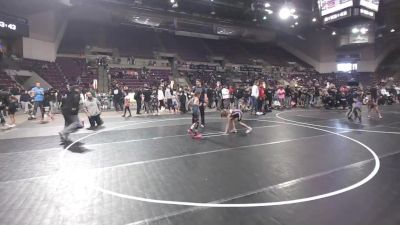 63.7-67 lbs Quarters - Teagan Ehrich, Gladiator Wrestling Academy vs Angelina Martin, Betterman Elite Wrestling